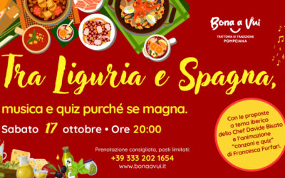 Tra Liguria e Spagna, musica e quiz, purché se magna  🇪🇸